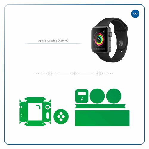 Apple_Watch 3 (42mm)_Matte_Green_2